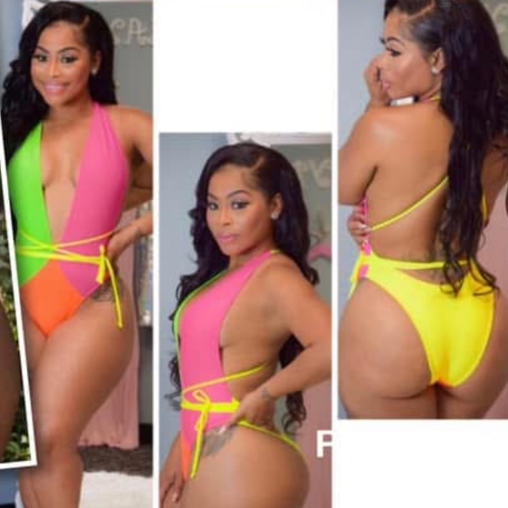 Vibrant Colorblock Swimsuit